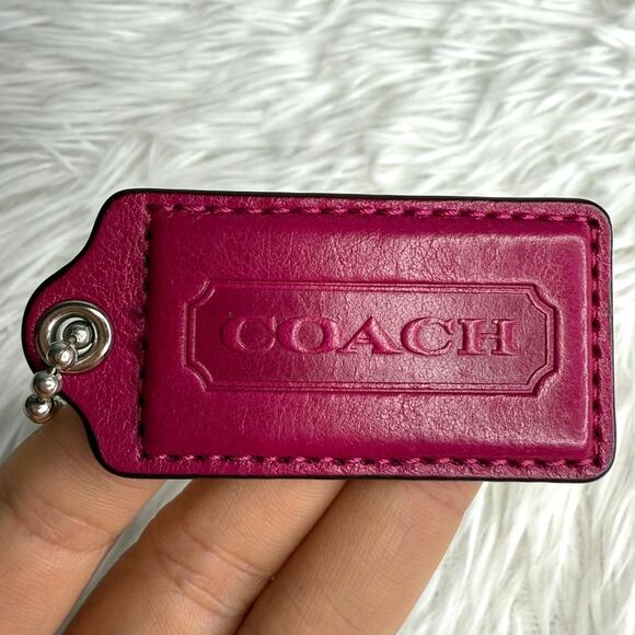 COACH Replacement Fob Bag Charm Hang tag Hangtag - Picture 1 of 3